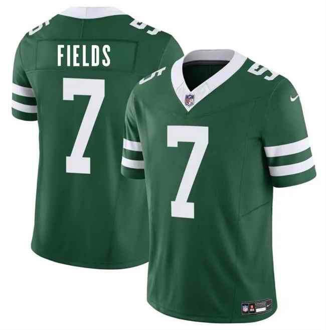 Men's New York Jets #7 Justin Fields Green 2025 F.U.S.E. Vapor Untouchable Limited Stitched Jersey